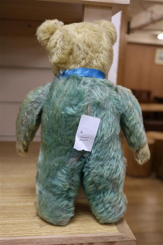 A 1930s Chiltern bear and two Chad Valley bears, tallest 17in.